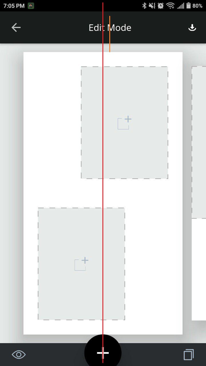 “Edit Mode” line is not centered.