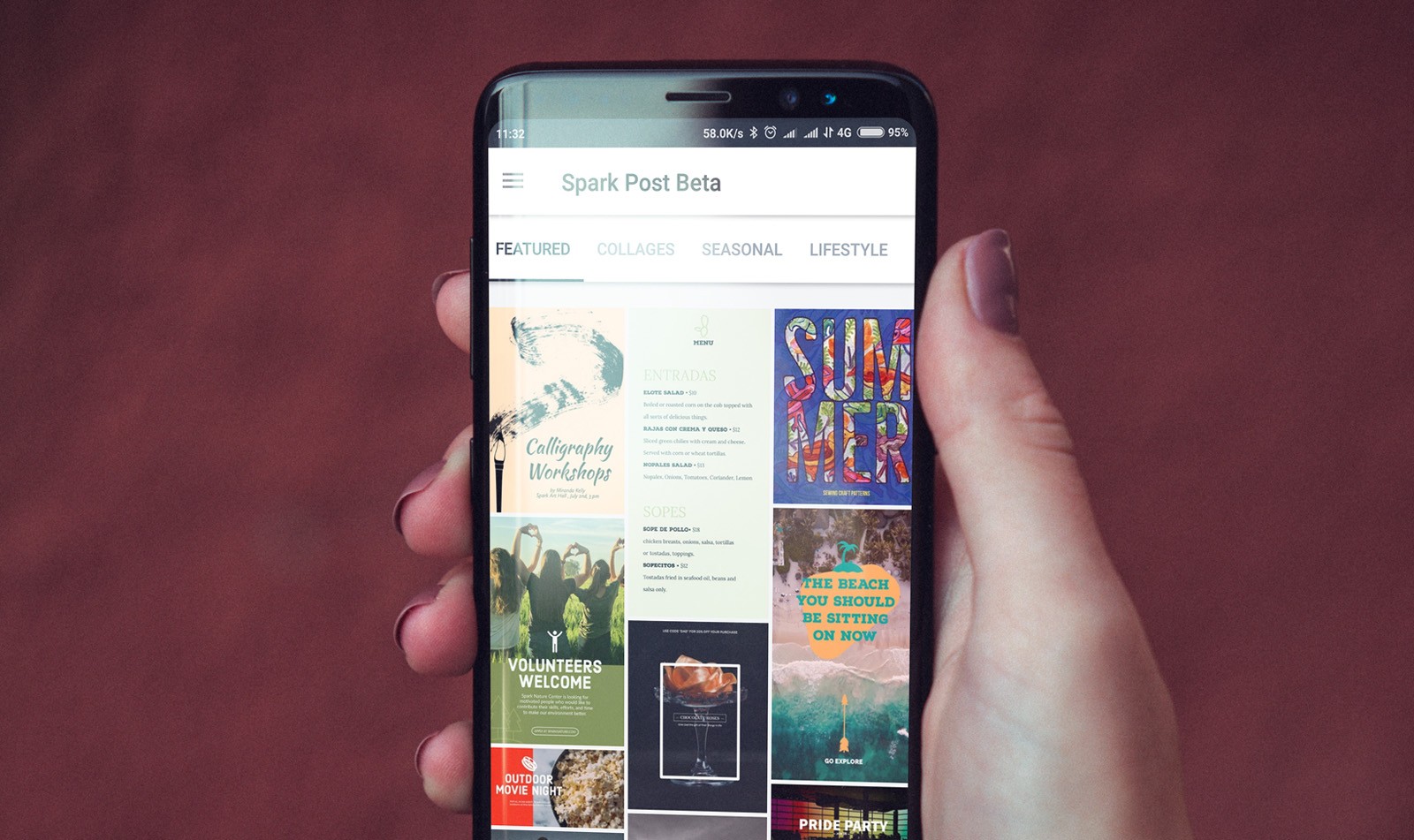 Adobe Spark Post for Android. Weekly Bug Crawl by QAwerk