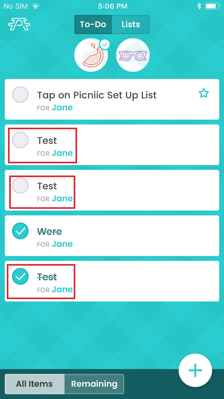 Complete duplicate of ‘To-Do’ list items can be created