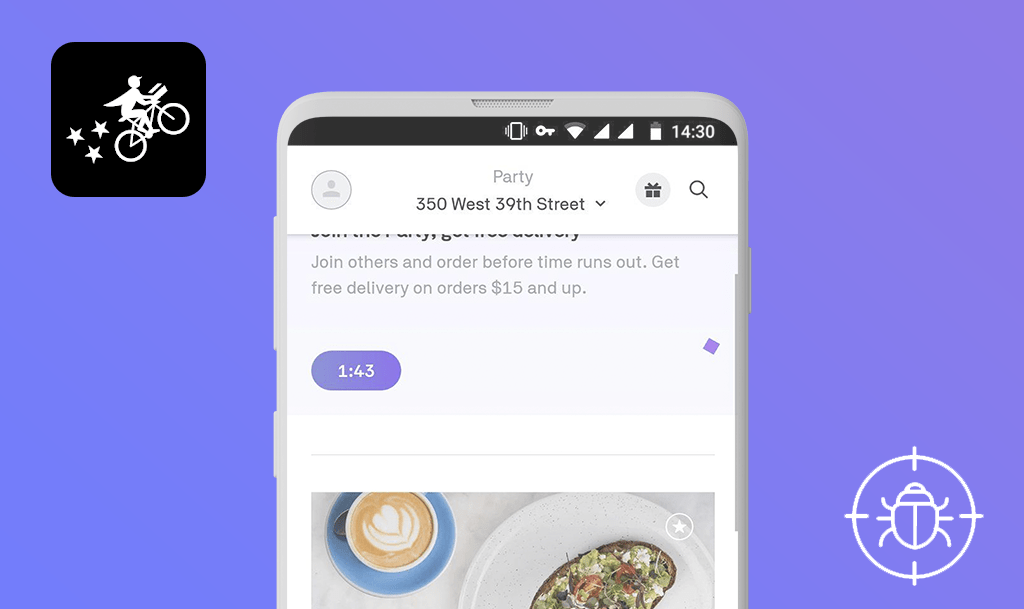 Bugs‌ ‌found‌ ‌in‌ ‌Postmates‌ ‌ for‌ ‌Android‌