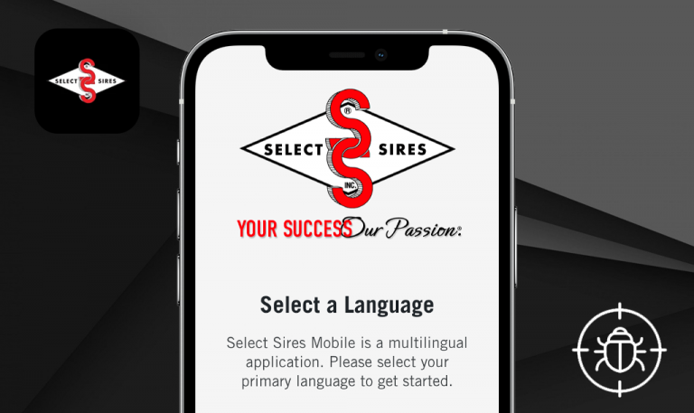 Bugs‌ ‌found‌ ‌in‌ Select Sires for iOS