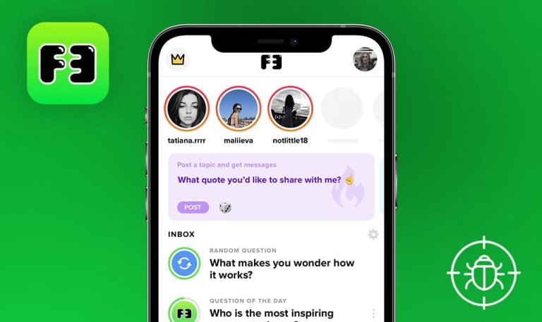 Bugs‌ ‌found‌ ‌in‌ F3 for iOS