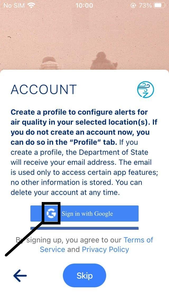 The “Google” icon within the “Sign in with Google” button isn’t colorful