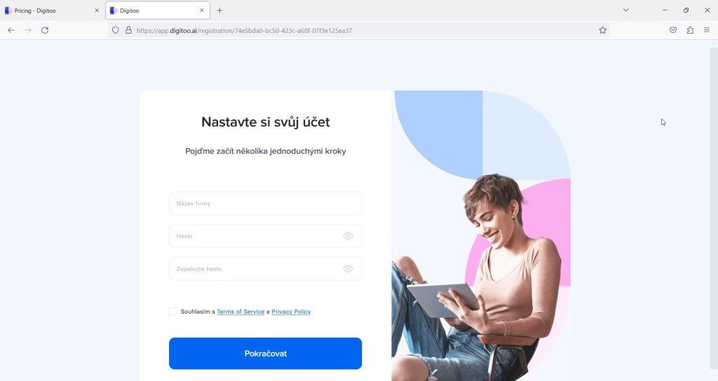 Translation issues are present on ‘Pricing’, ‘Login’, ‘Registration’ pages
