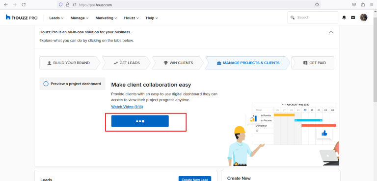 Endless loading spinner after clicking “Preview Dashboard” button