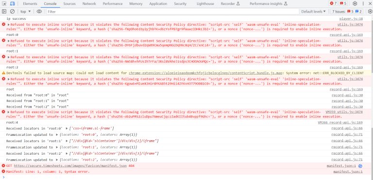 Website styles are not loaded after login