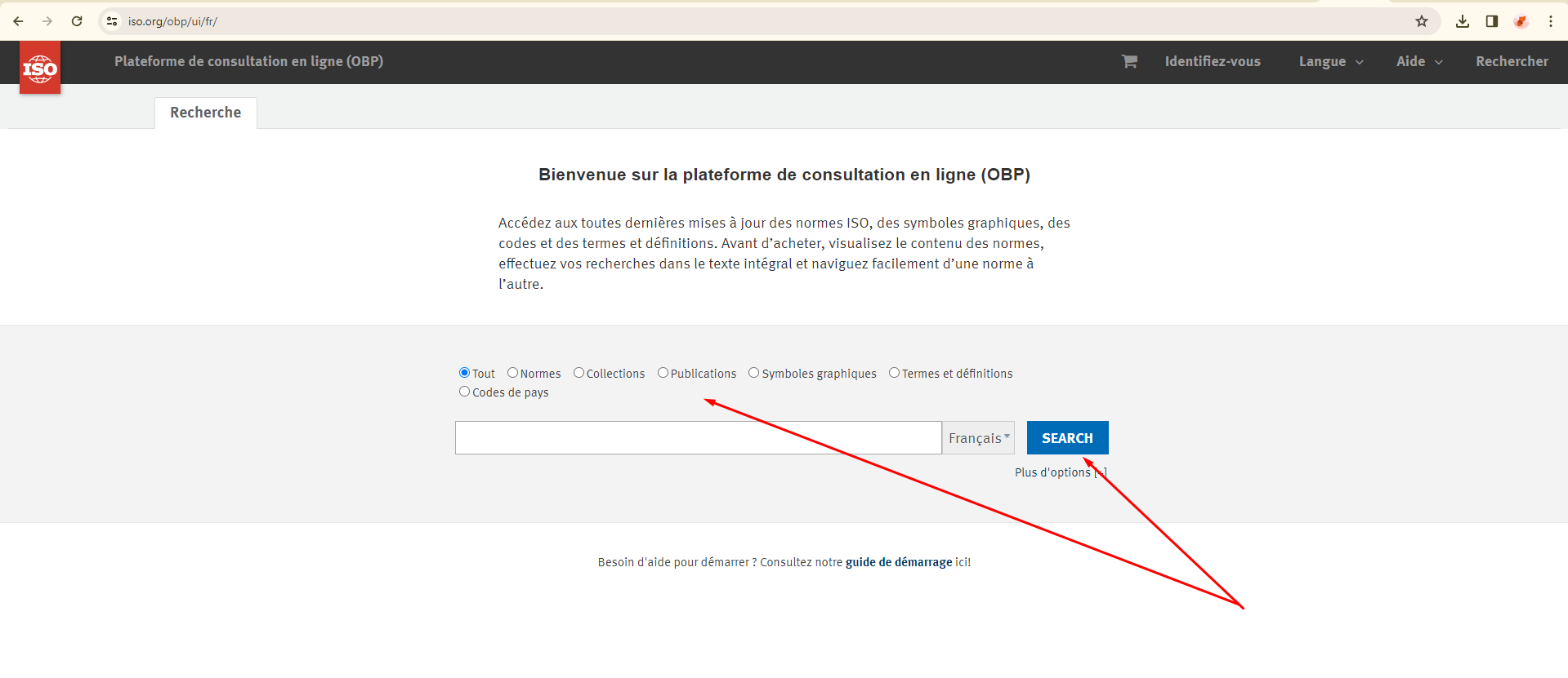 OBP page isn’t correctly translated into French