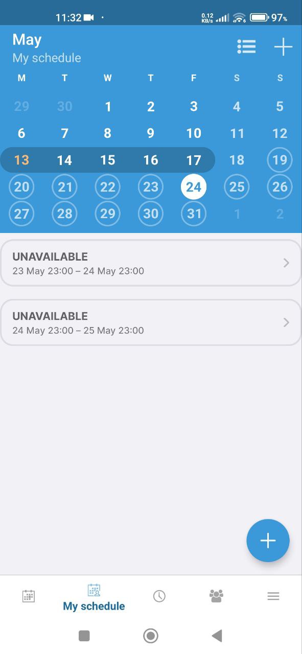 Duplicate days appearing in calendar