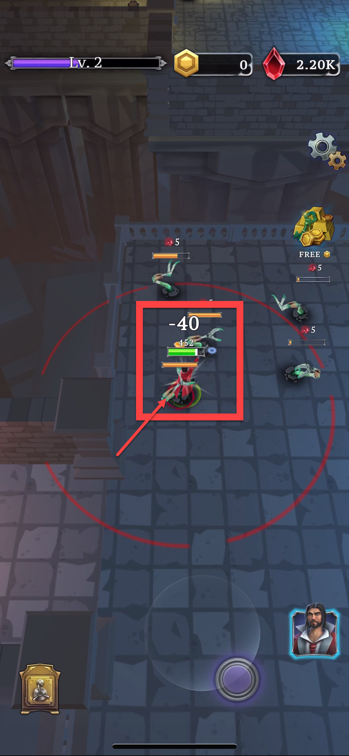 Hero model intersects Enemy model post navigation in gameplay field