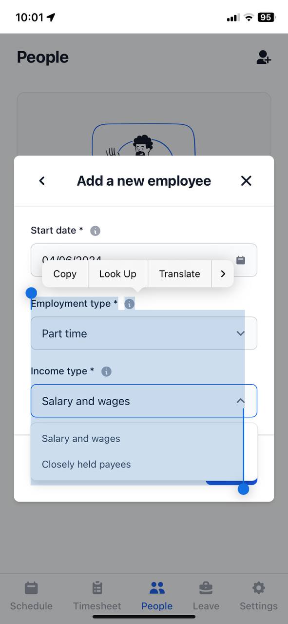 Copying allows selection of all pages