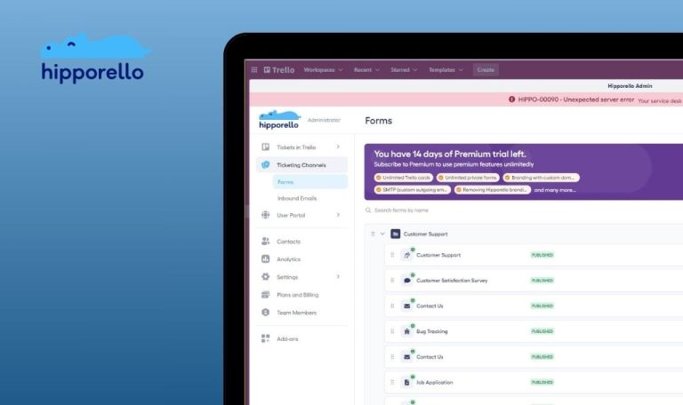 Bugs‌ ‌found‌ ‌in‌ Hipporello Service Desk SaaS