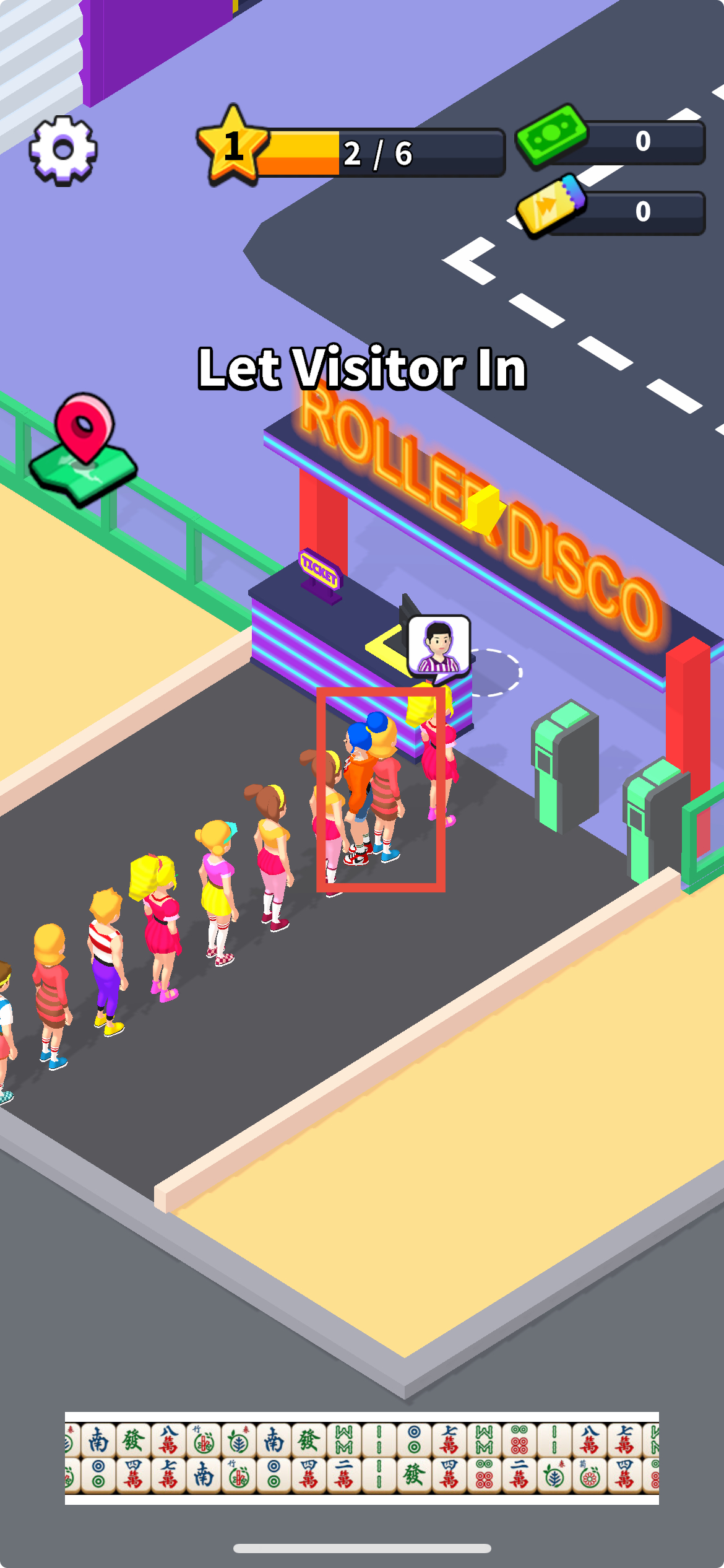 Main hero's model passes through NPC models