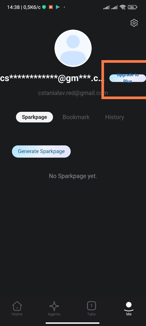 Text on Upgrade to Plus button overflows beyond boundaries